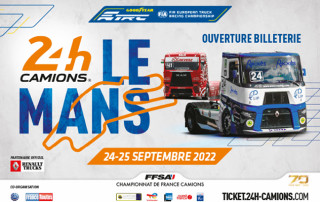 Affiche d'annonce 24H du Mans camions